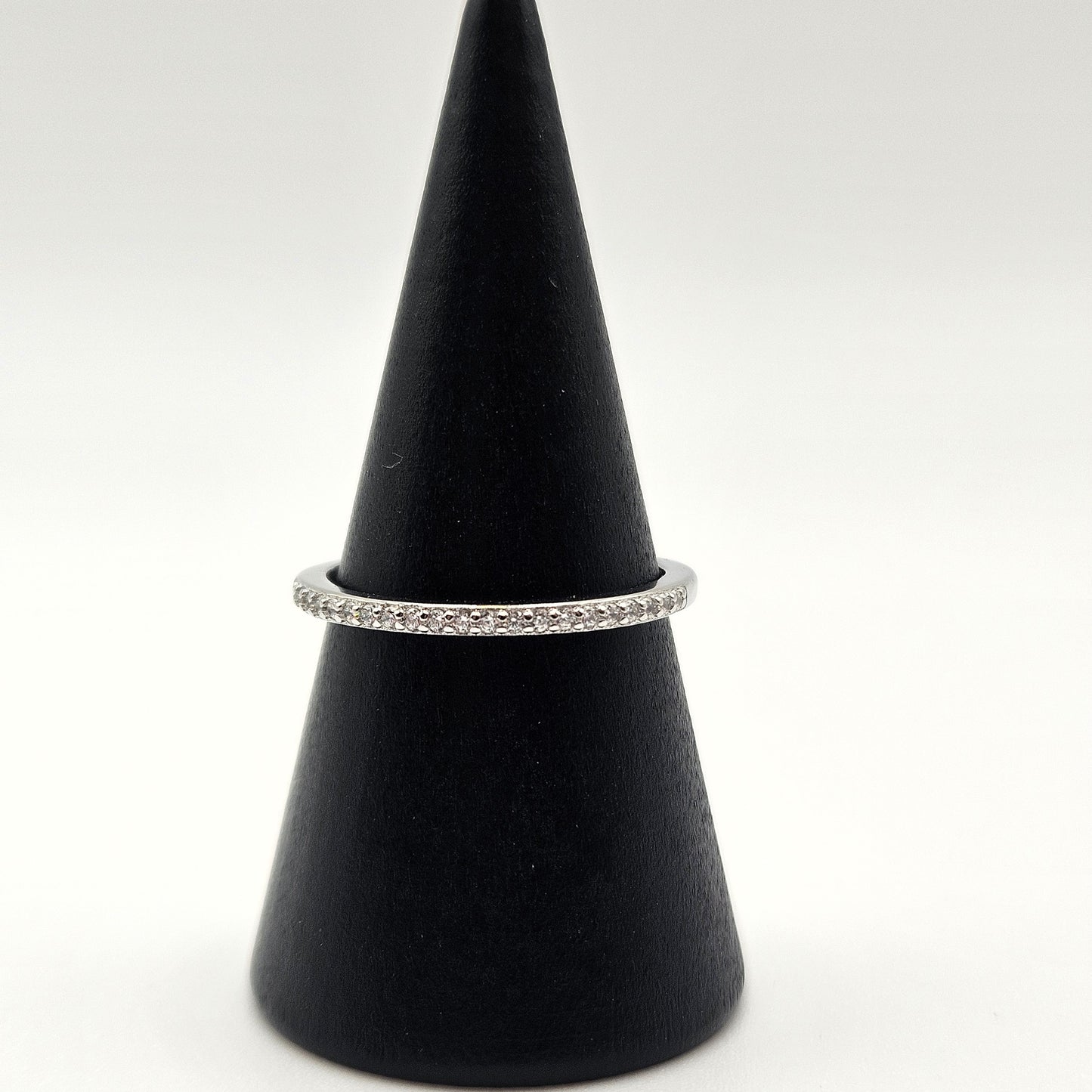 Cubic Zircon Fine Band Ring