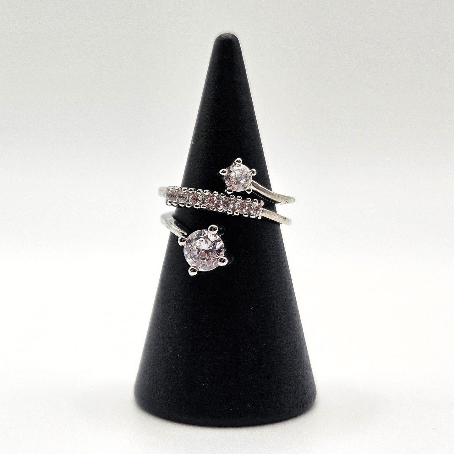Cubic Zircon Chunky Ring