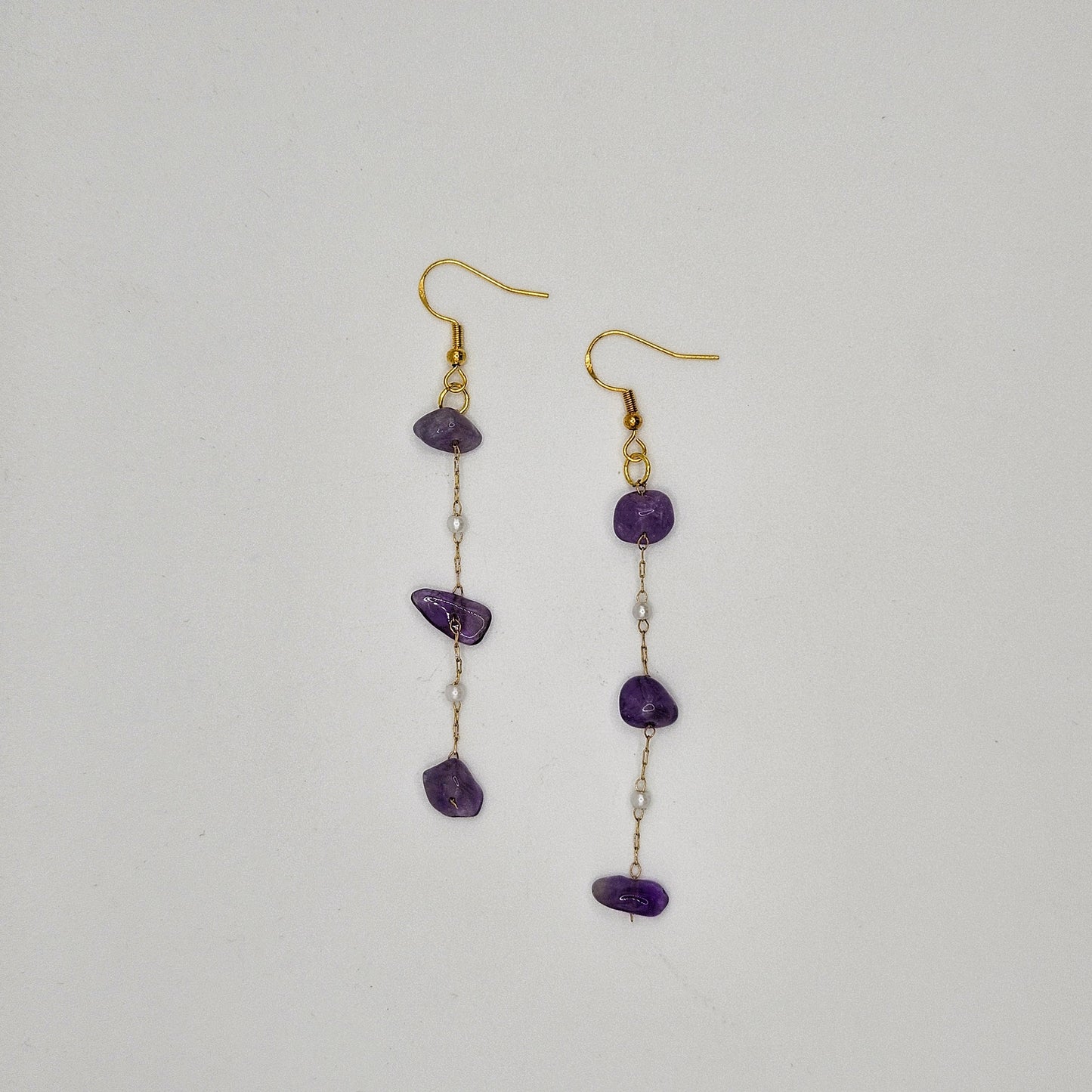 Amethyst Crystal Drop