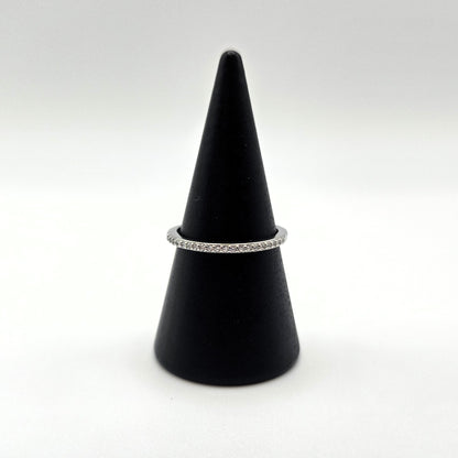 Cubic Zircon Fine Band Ring