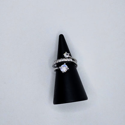 Cubic Zircon Chunky Ring