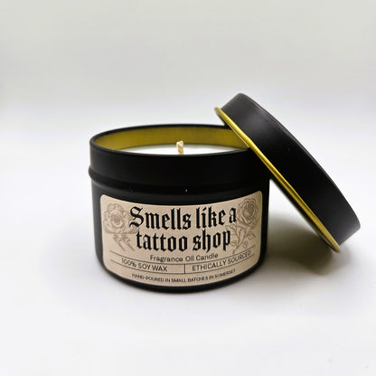 "Smells Like a Tattoo Shop" Candle