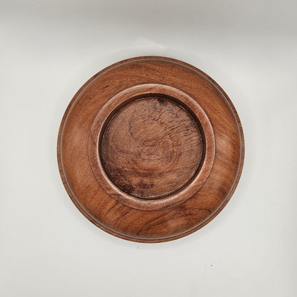 Bubinga Trinket Dish/ Candle Holder