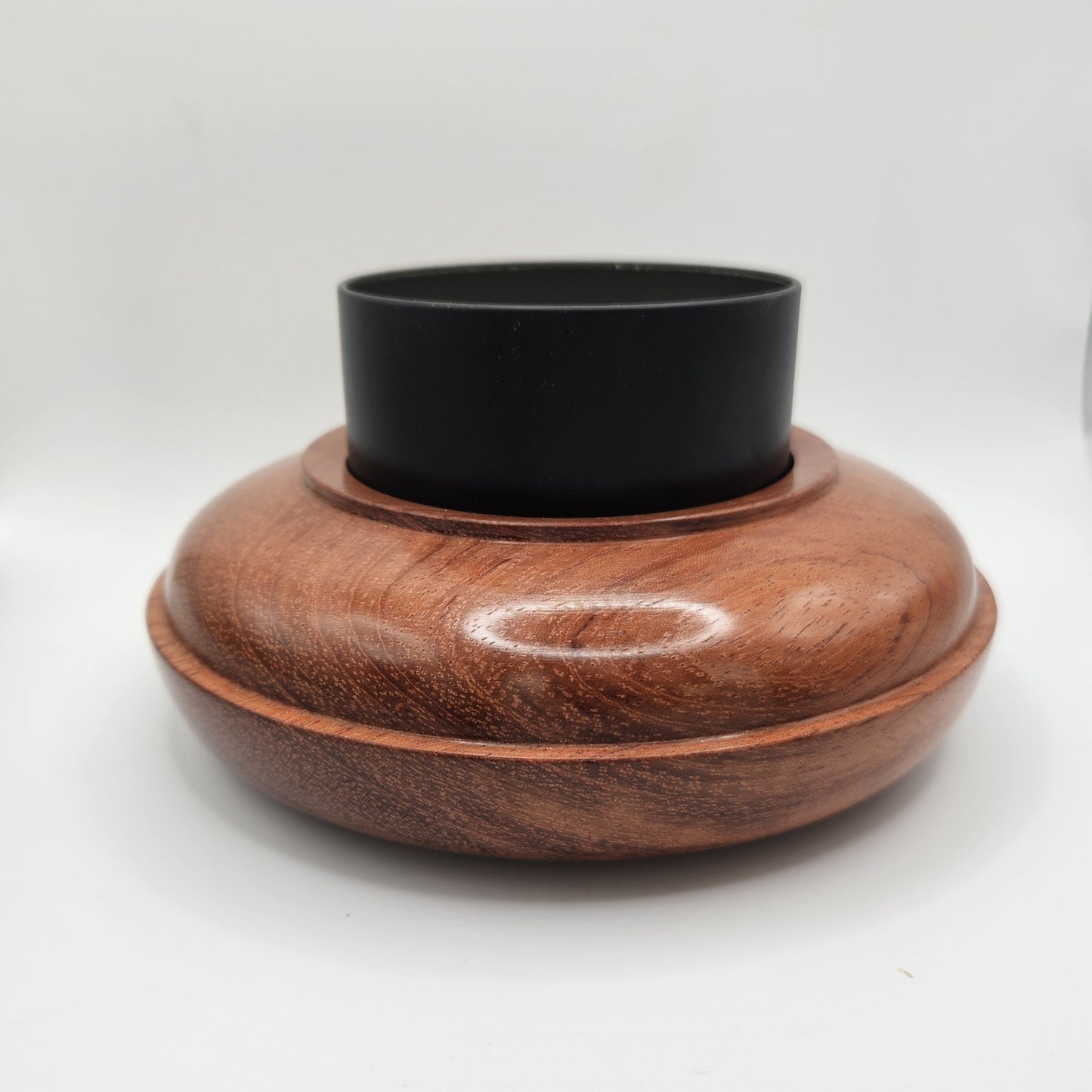 Bubinga Trinket Dish/ Candle Holder