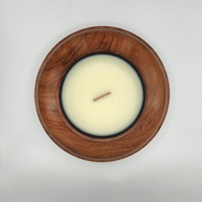 Bubinga Trinket Dish/ Candle Holder