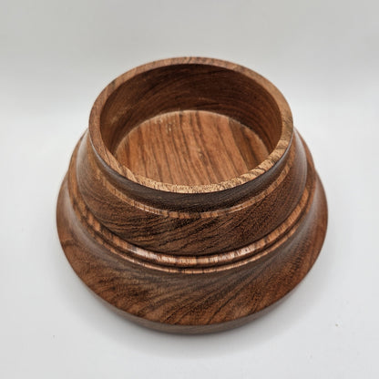 Bubinga Trinket Dish/ Candle Holder