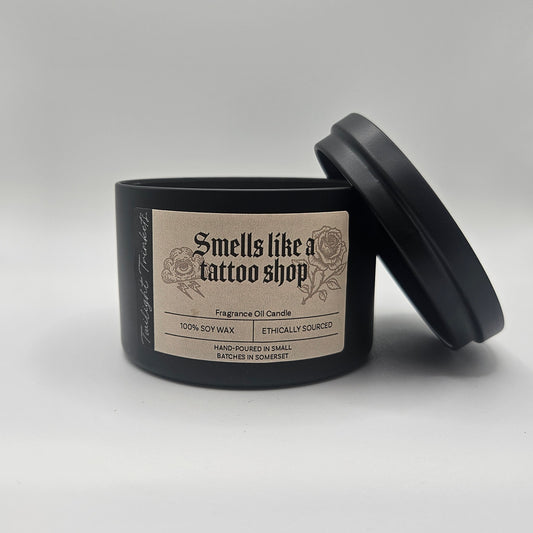 "Smells Like a Tattoo Shop" Candle